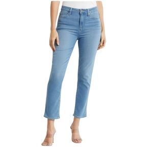 Paige Hoxton Slim Crop Jeans Lo-Fi Wash Size 27 EUC